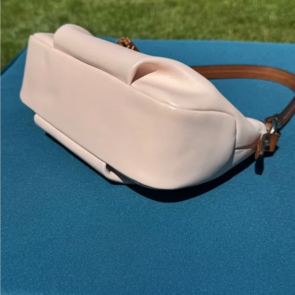 SOLD LIVE! Dooney & Bourke Blush Pink Leather Pouchette - Picture 8 of 13